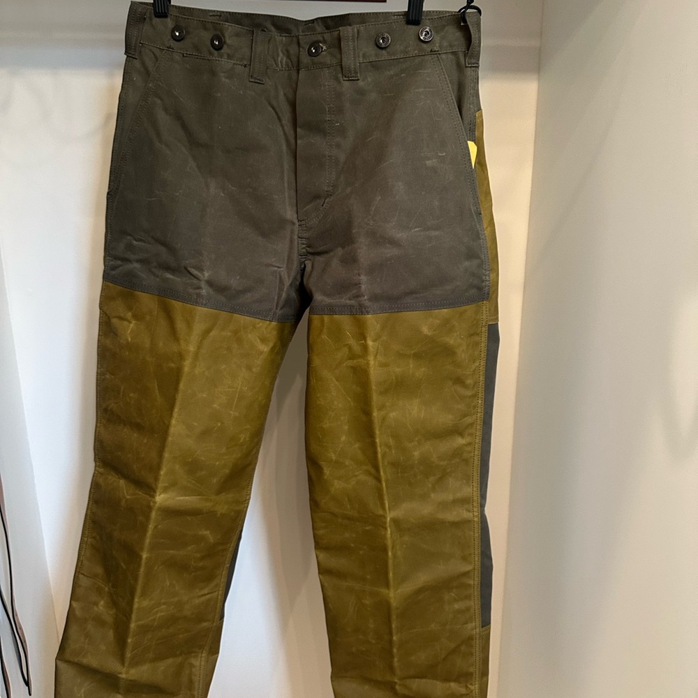 Filson Men's Olive and Brown Hunting Pants